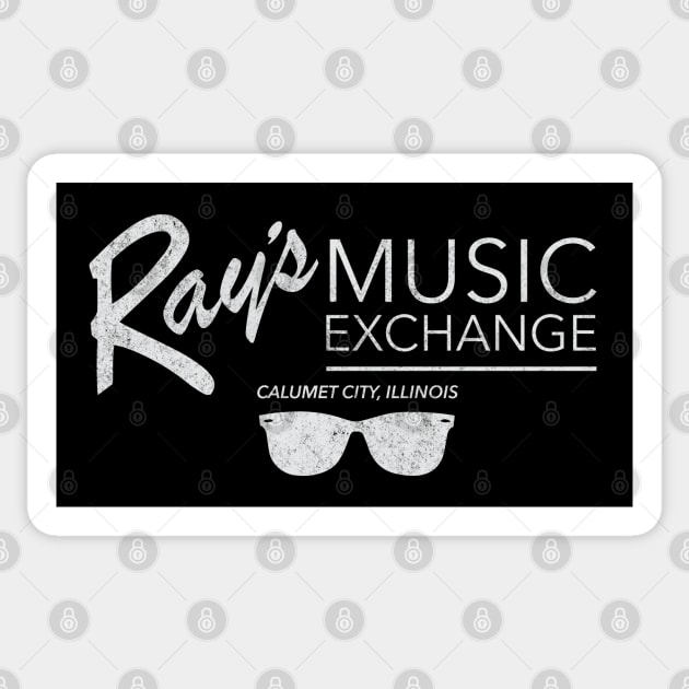 Ray's Music Exchange - Calumet City, Illinois - vintage logo Sticker by BodinStreet